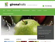 Tablet Screenshot of gironafruits.com